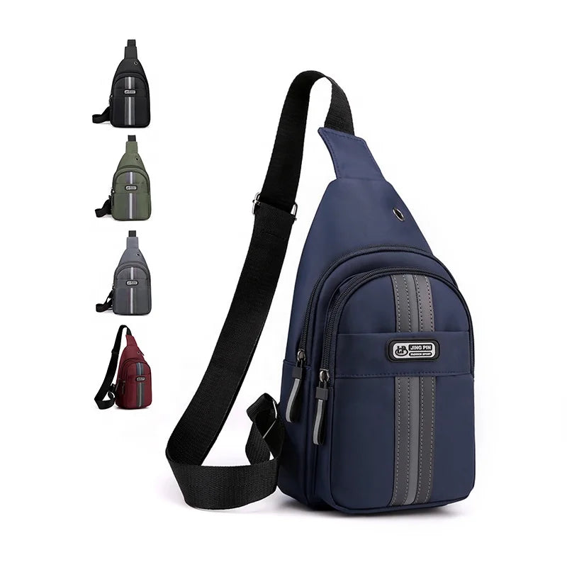 Gelory Wholesale Modern Lightweight Polyester Single Shoulder Bag Crossbody Chest Bag for Outdoor Walking Biking Travel Cycli