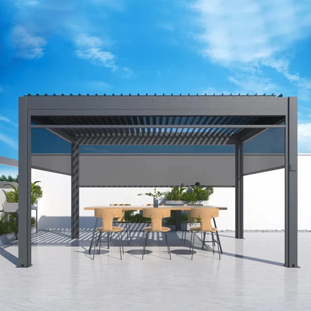 Quality Wholesale Aluminum Balcony Pergola Pergolas Prefabricated Outdoor  Motorized Aluminum Pergola