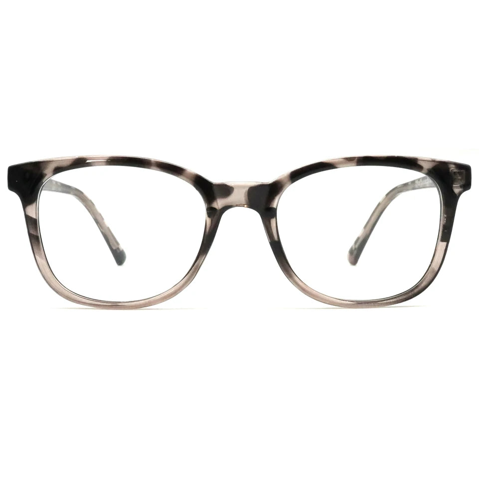 Unisex Fashionable Solid Pattern Crystal Glasses Transparent Gray Blue Color Multi-Frame Eye Frames Classic Lens CP Injection