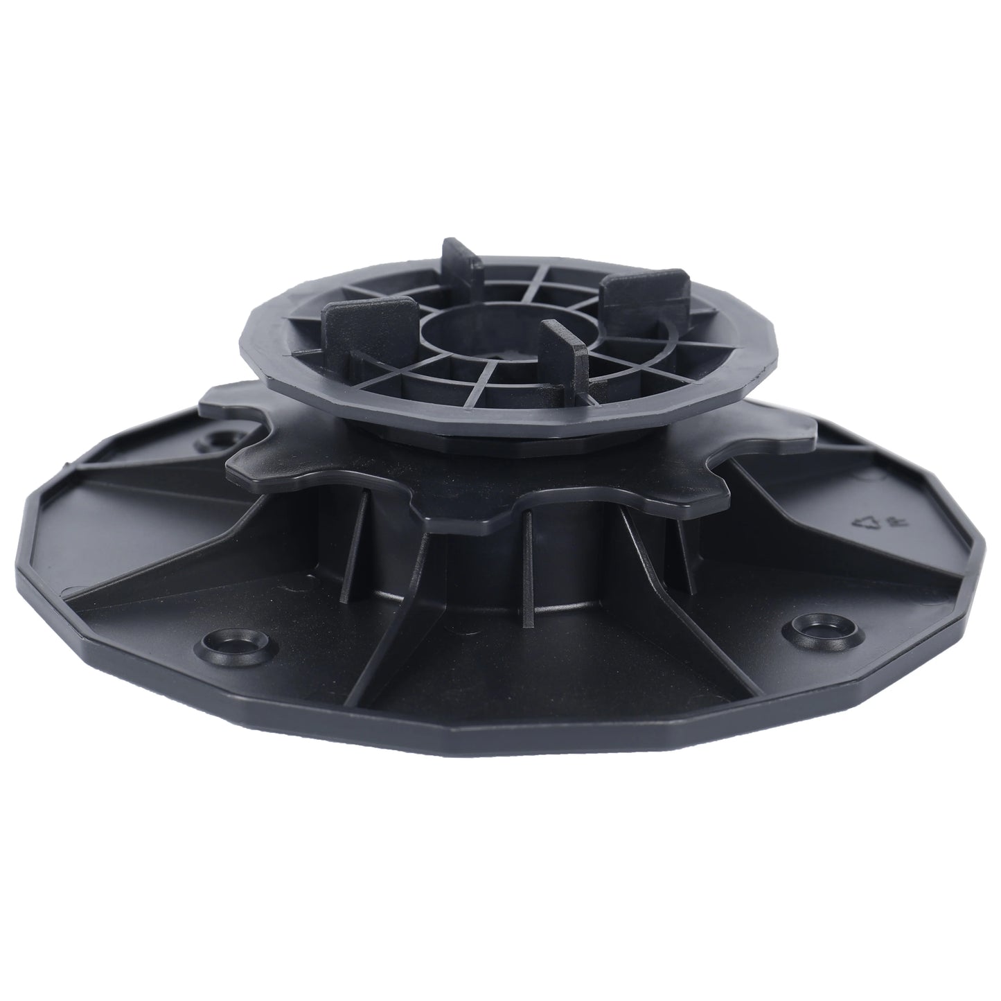 Popular Slope Compensation Flooring Accessories Adjustable Plastic Pedestals Big Base Paver Support XF-T202D-2 45-80 mm