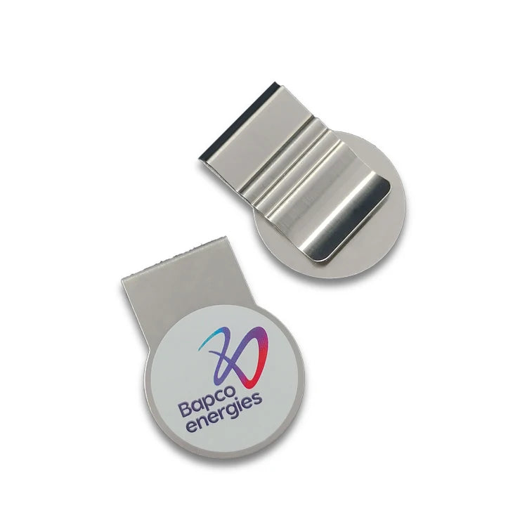 Promotional Paper Clip With Printing Full Color Logo Custom Stainless Steel Advertising Standard Bookmark Clips Cheap