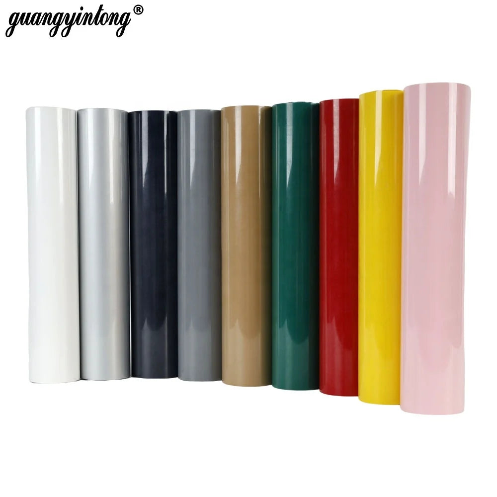 Guagnyintong Peacock Blue PU Matte  HTV Cold Peel Film Matte High Flex for Cloth Printing
