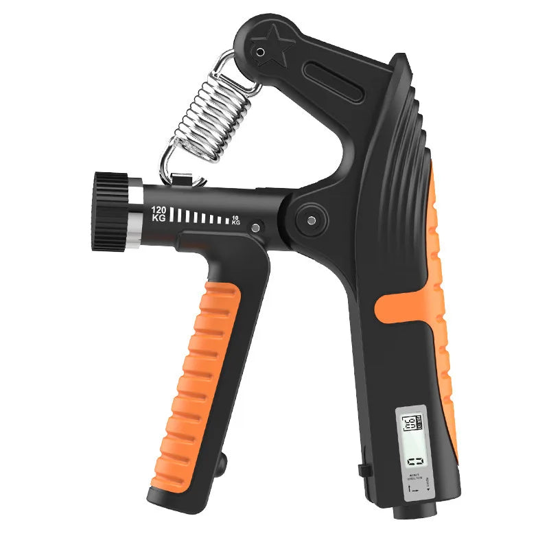 CW HGP028 Adjustable 10-120Kg High Resistance Level Multi-color Hand Gripper Strengthener Wrist Trainer with Digital Counter
