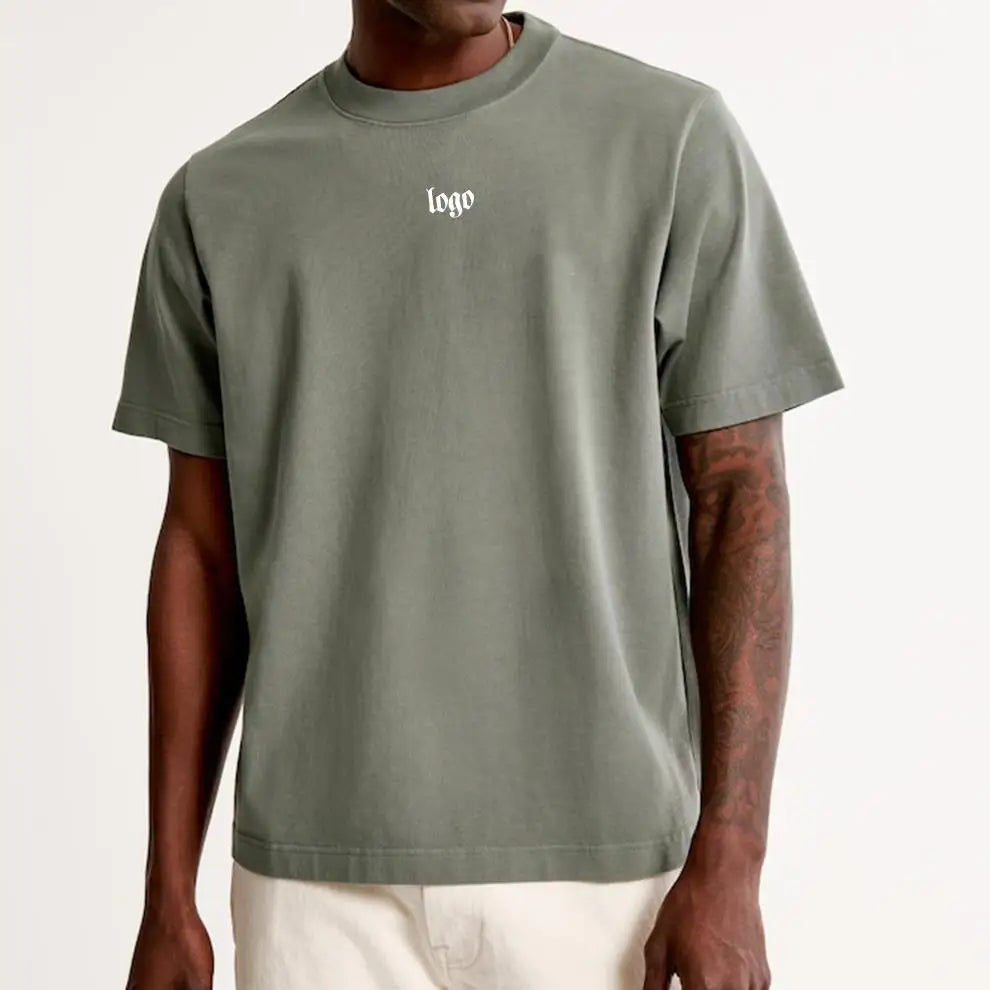 100% Cotton Gym T-Shirt Custom 230g Oversized T Shirt Plus Size Men's T-Shirts for Men