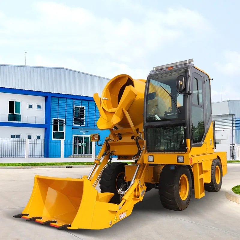Factory Price 2.0Cbm Self-Loading Concrete Truck Mixer Self Compact Self Loading Concrete Mixer Truc