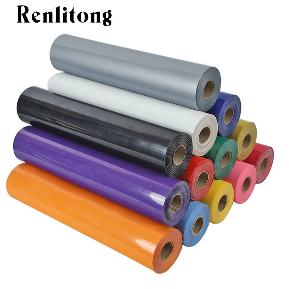 Hot Press  PVC Matte Series Htv  Iron on Heat Transfer Vinyl Heat Transfer Vinyl Rolls Textile  Press Machine