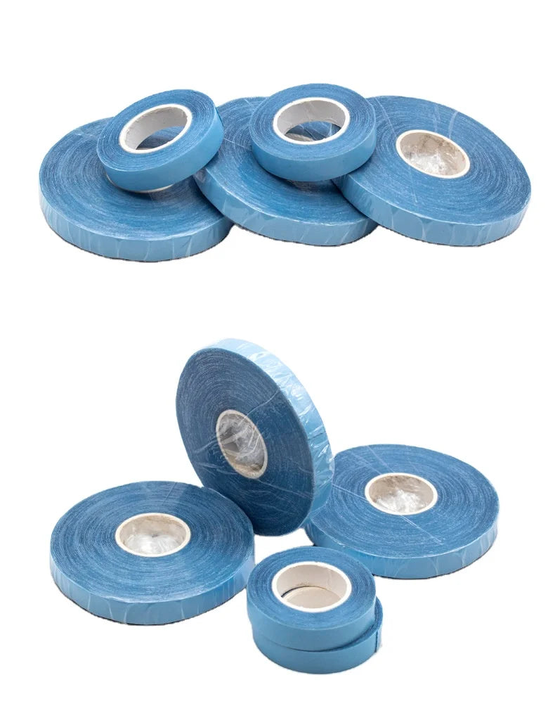 36Y Wear Hair System Tape Roll Super Sticky Hair Blue Tape Double-Sided Adhesive Tape for Hair Extension/Lace Wig/Toupee