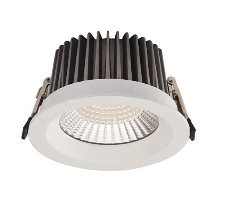 DMX KNX Loxone Dali DT8 PWM 24v Dimmable Downlight 12W RGBWW IP65 Waterproof Smart Recessed Ceiling Spotlight Benory Lighting