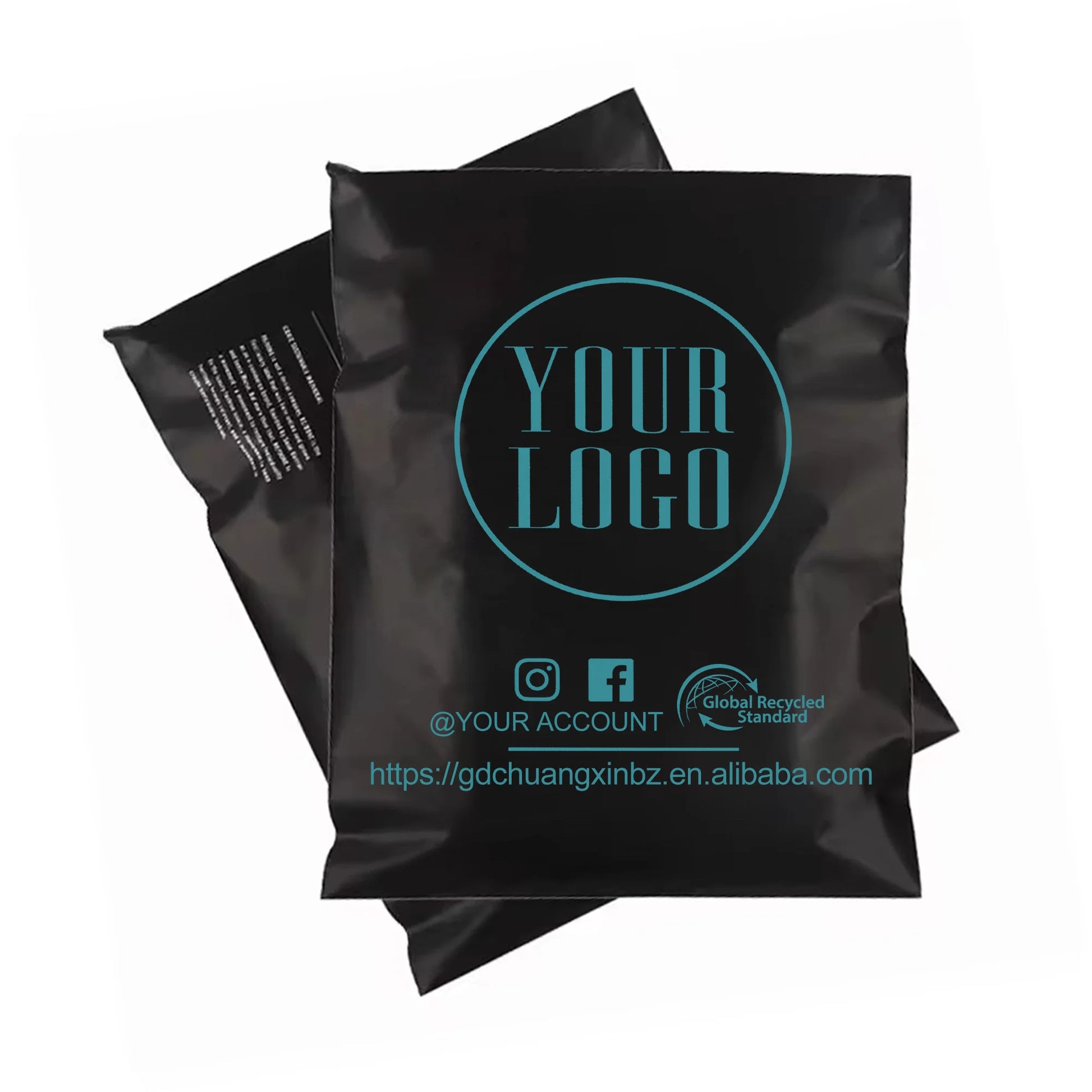 CX 13.8X18 Inch Clothes Express Packaging Bag Self Adhesive Polymailer Custom Logo Courier Mailer Waterproof Shipping Poly Ba
