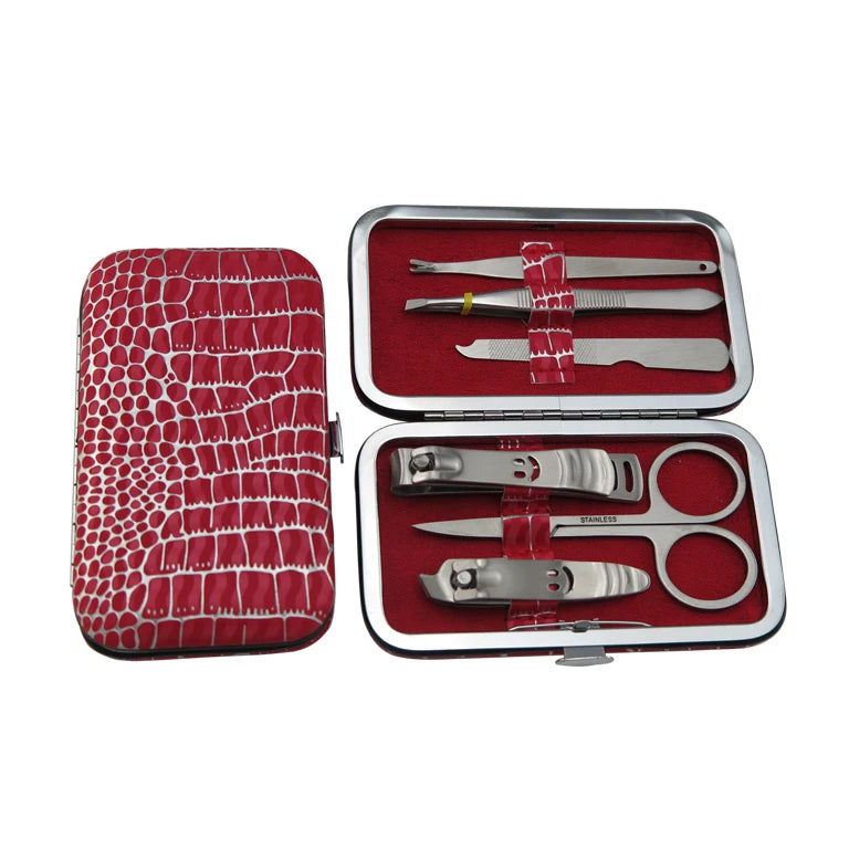 Luxurious 7-in-1 Steel Nail Clipper Electric Manicure Pedicure Set Cutter Cuticle Trimmer Portable Professional Nail Care Too
