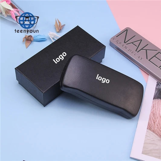 Teenyoun 2024 Metal Personalized Pouch Sunglasses Box Organizer Case Eyeglasses Storage Box Large Hard Eyeglass Case Set