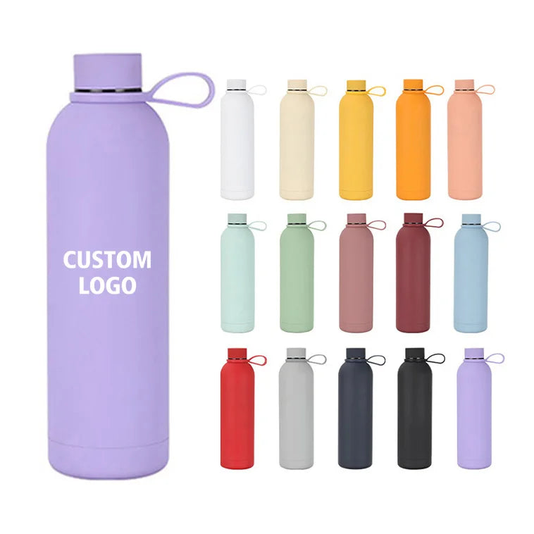 ODM BPA Free Wide Mouth Double Wall Insulated Stainless Steel Sport Water Bottle With Daul-use Lid