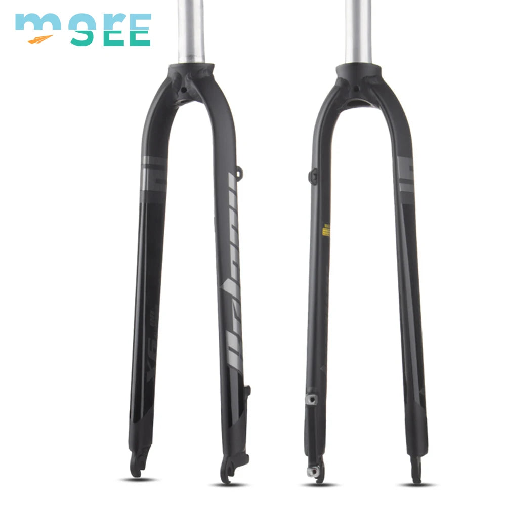 SeeMore Aluminum Alloy Front Rigid Fork 27.5 Inch Mountain Road Bicycle Parts Bicycle Gravel Bike Front Fork