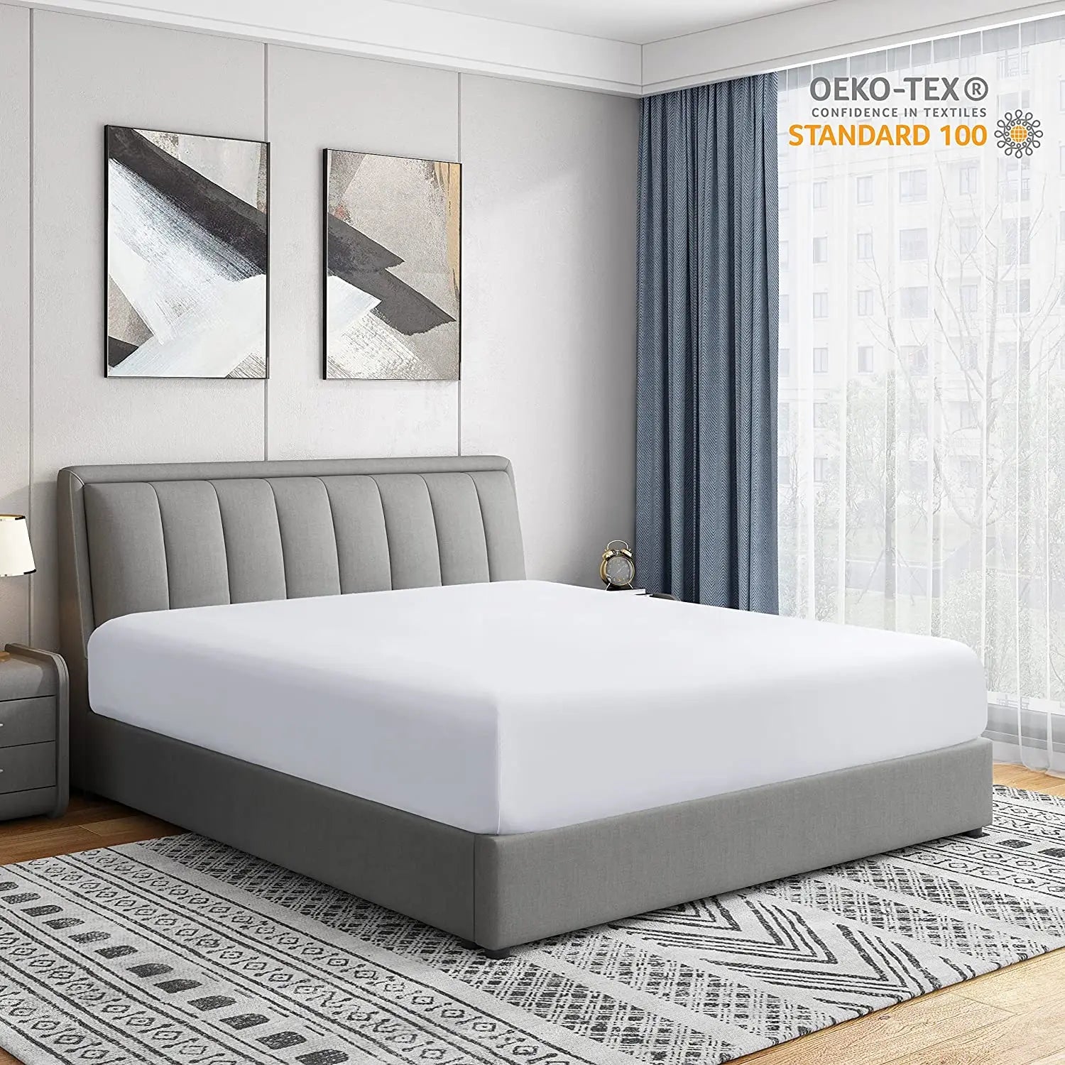 Factory Custom Bed Linens Co Fitted Sheets extra Deep Pocket Fitted Bed Sheets