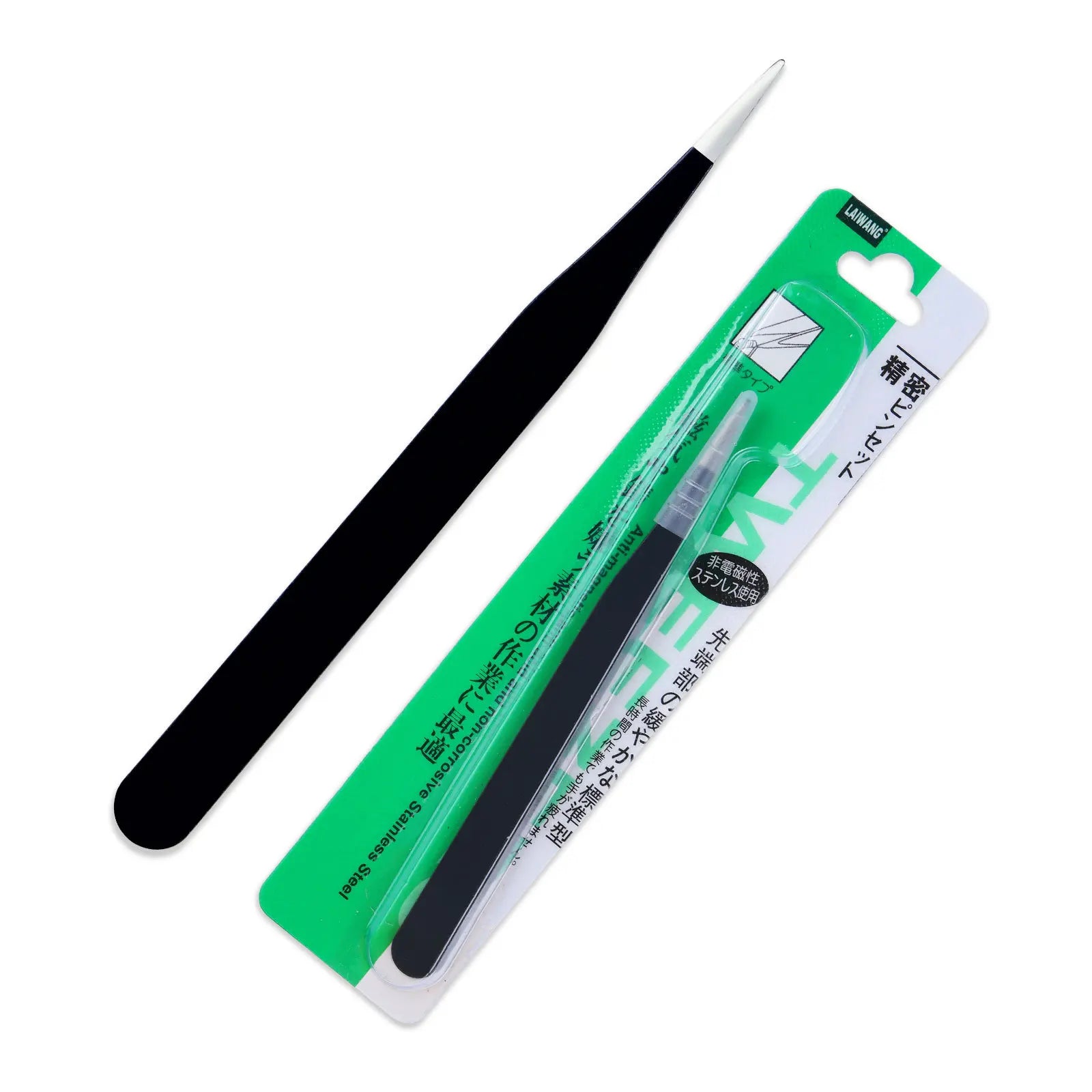 Misscheering Black Stainless Steel Tweezers Straight Curved Pick up Tools Eyelash  Pointed Nipper Clip Manicure Nail Art Tool