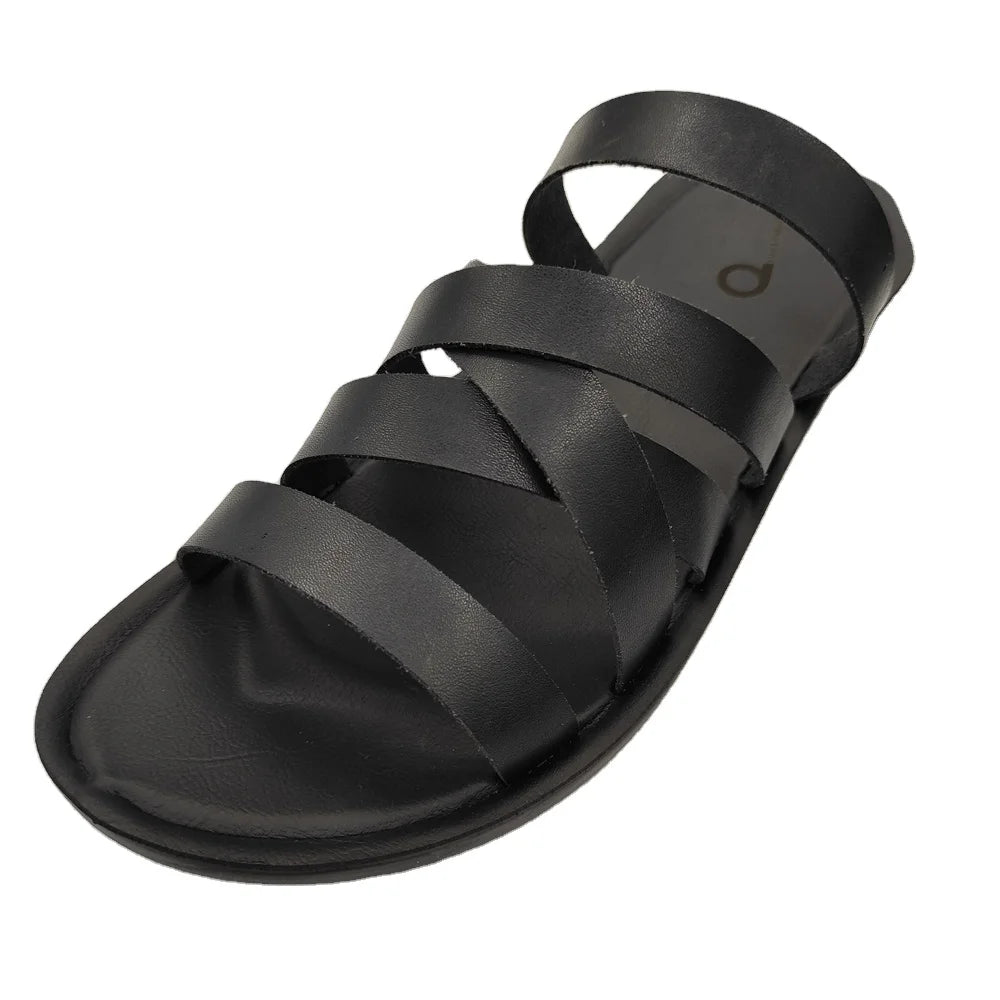 Men's Fashion Cross-strap Platform Waterproof Outdoor Sandals New Summer Anti-slip Wear-resistant