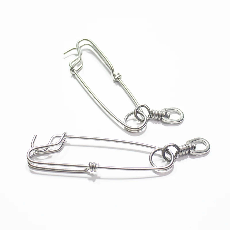 Heavy Duty Floatline Tuna Clip with Swivel for Spearfishing Float Line