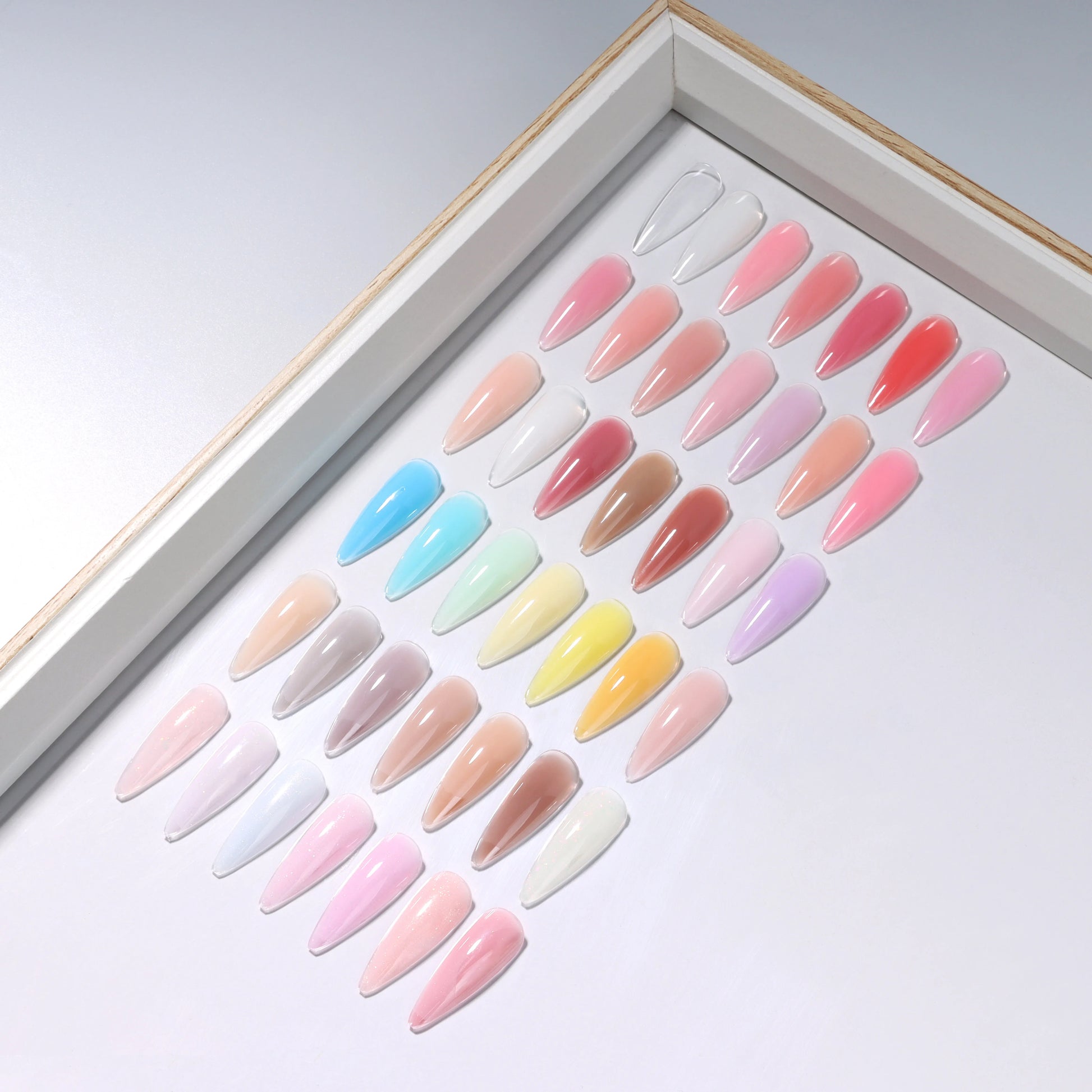 KINNCO UV Nail Gel 15ml Self Leveling Building Gel Extension in 42 Nude Colors Easy to Use OEM Private Label