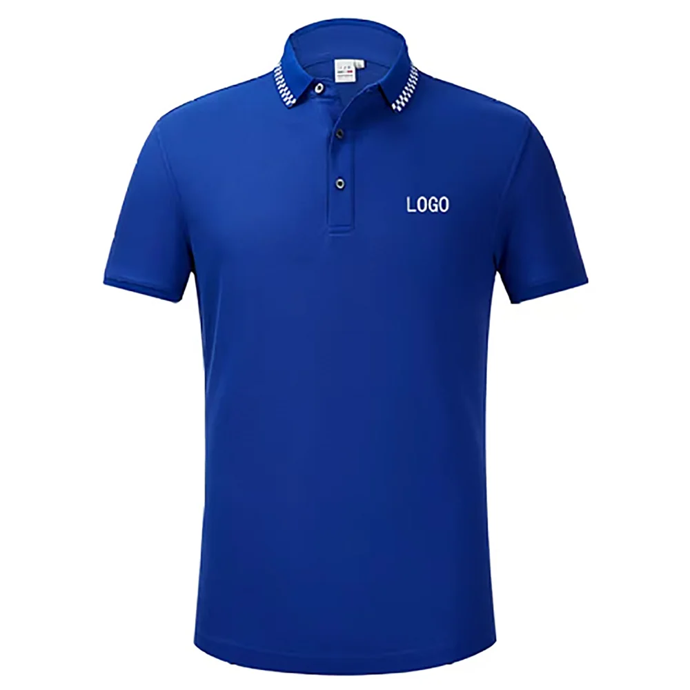 Wholesale 2023 High Quality Men's Short Sport Polyester T-Shirt Custom Sublimated Print Solid Knitted Promotional Blank for Polo