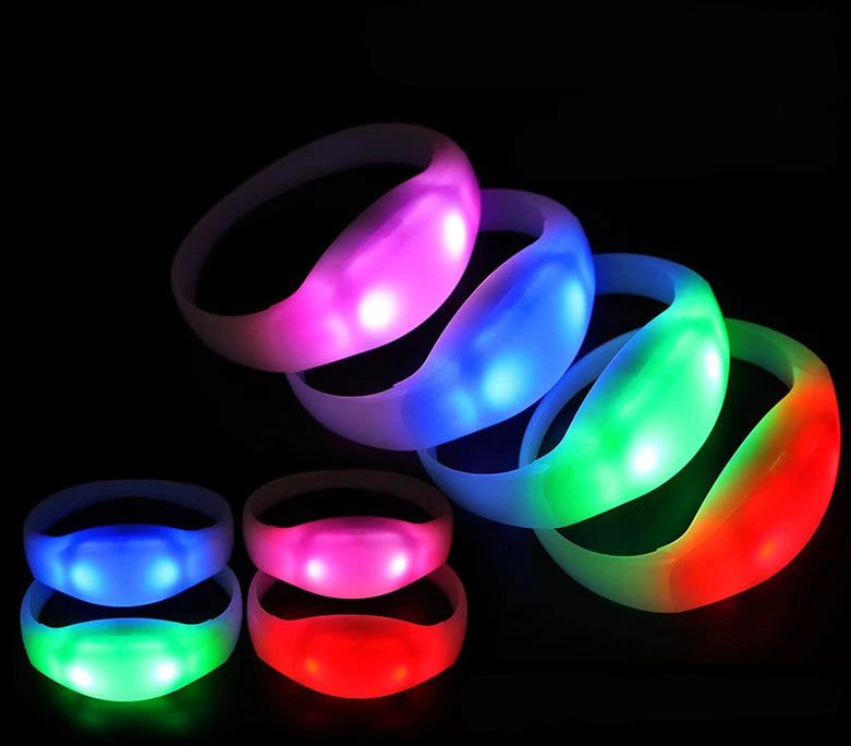 Cheap Price Programmable Remote Controlled Dmx Led Bracelets Colorful Light up Glow Bracelets Led Wrist Band for Party
