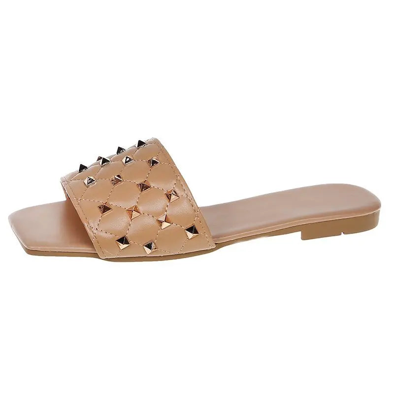 MYway Designer Luxury Famous Girls Slipper Custom Slippers for Women and Ladies Beach Supplier Flat Sandals Summer Sandals