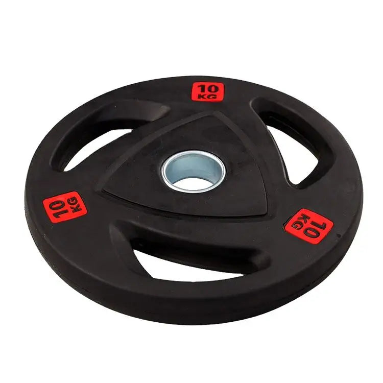 NJ Wholesale Custom Logo Barbell Home 25kg 10 20kg Stack Rubber Bumper Gym Cast Iron Weight Plates