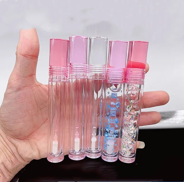 Round Lipgloss Tube Custom logo Lip Gloss Container Packaging Liptint Bottles