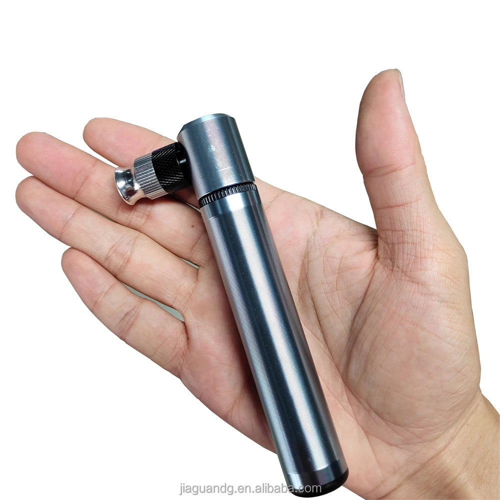 Portable Mini High-Pressure Air Pump with Valve Adapter for Inflating Bicycle and Hand Bike Tyres