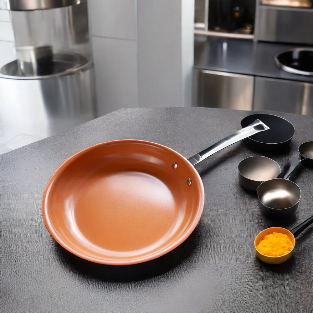 Superior Quality Durable Aluminium Coated Non-stick Round Frying Pan Cooking Pan