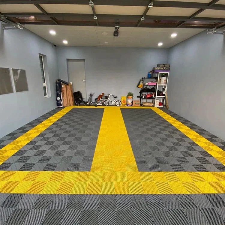 1.8cm Thickness Interlocking Garage Floor Tiles Car Wash Room Floor Mat Multi Function Floor Slab for Garage Drop Shipping