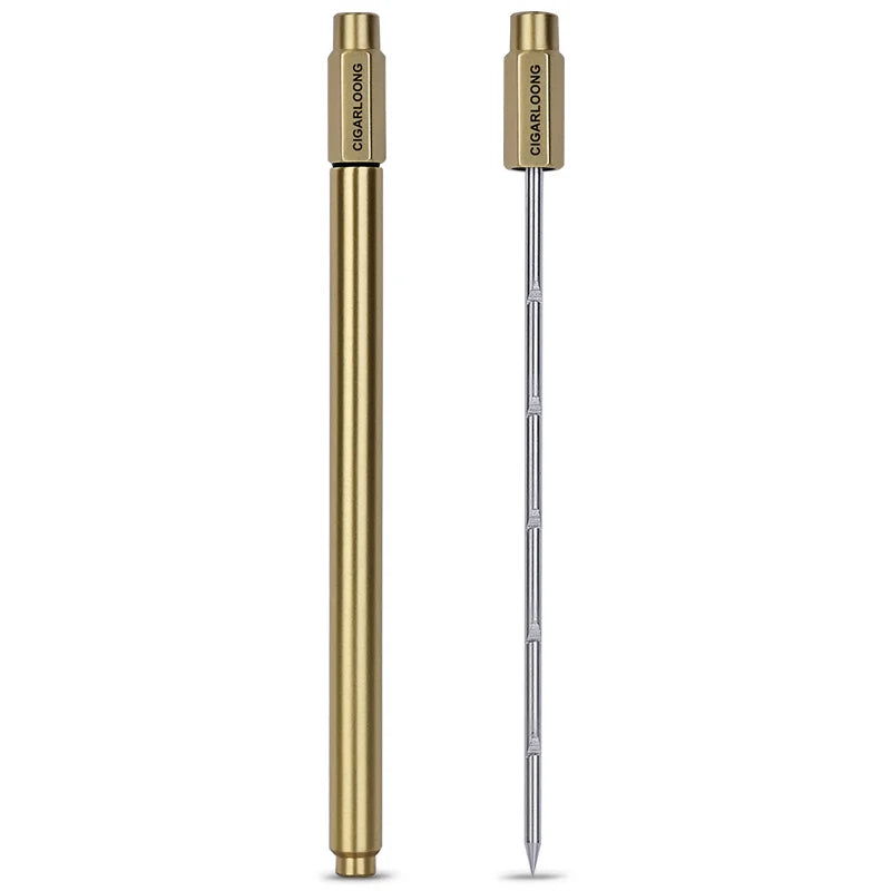 CIGARLOONG Cigar Pass Needle Portable Stainless Steel Drilled Accessories Gadgets