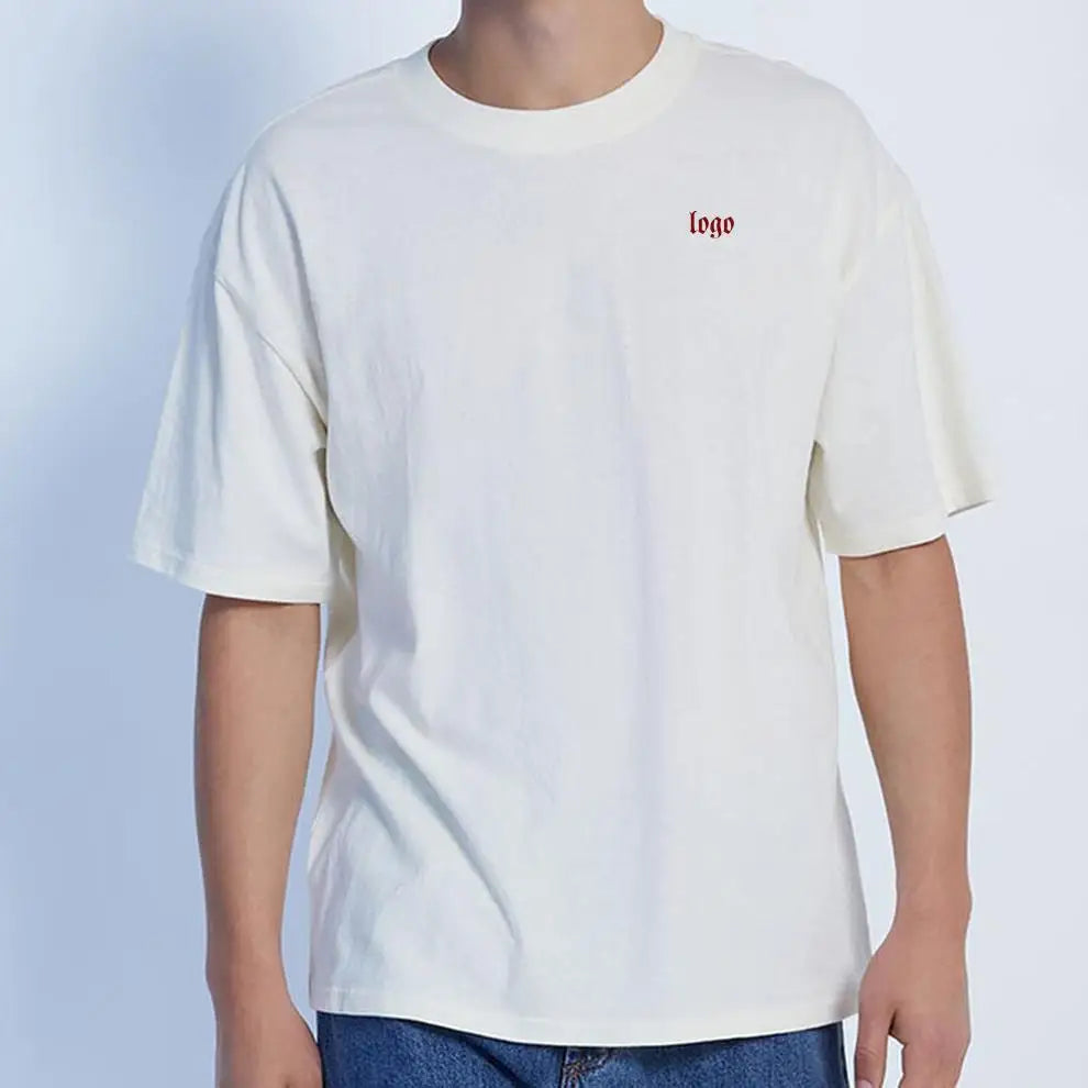Custom Logo 230g Oversized T Shirt 100% Cotton Clothing Oversize Tshirt Men's Graphic Tee Print Digital Printing T-shirt