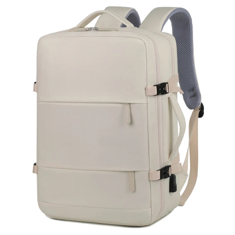 OMASKA Custom Logo Nylon Laptop Backpacks 17 Inch School Bags With USB Daily Life