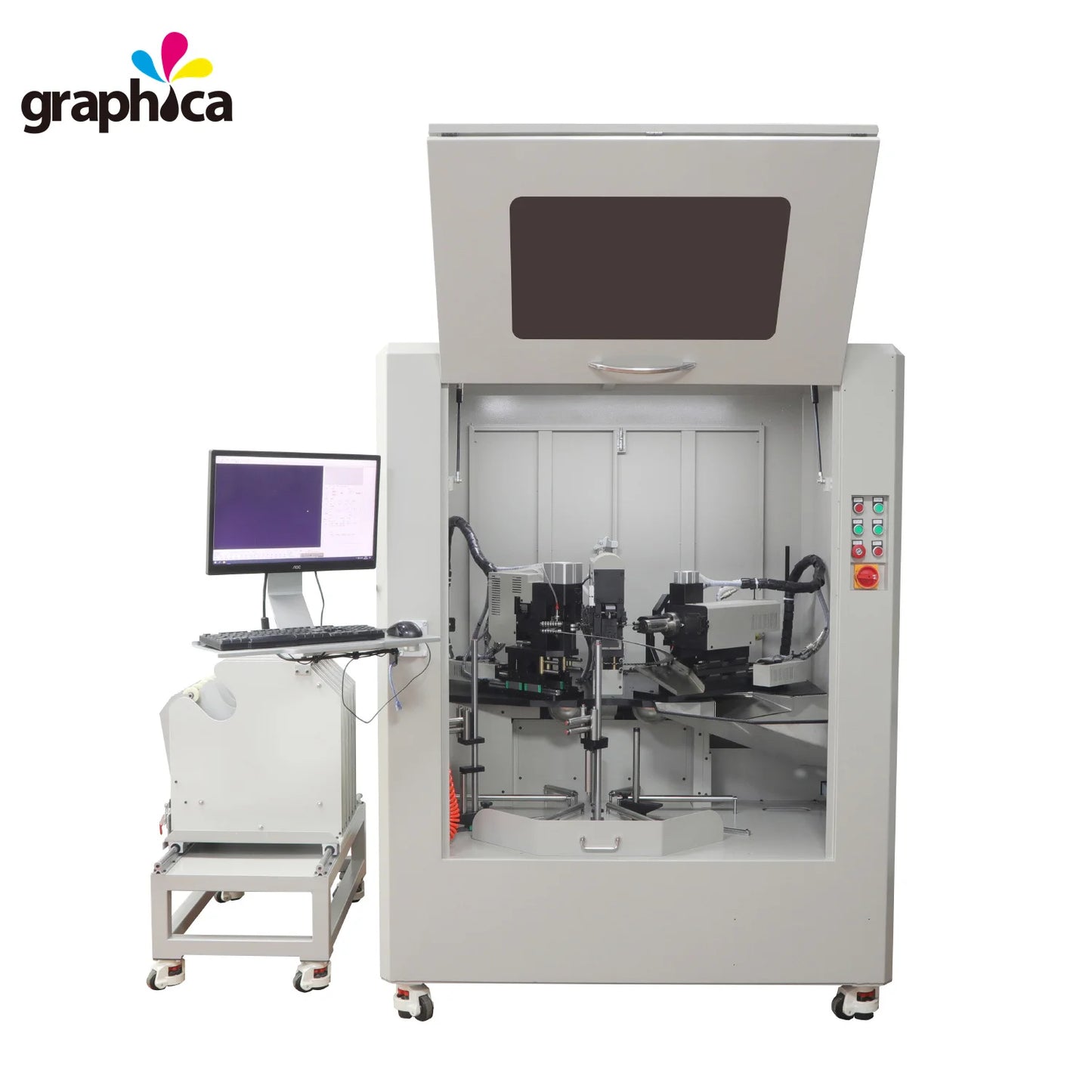 Graphic BJGR2280 Auto Rotary Bender Machine for Metal Die Maker Materials Laser Die Bending with Auto Feeding Function