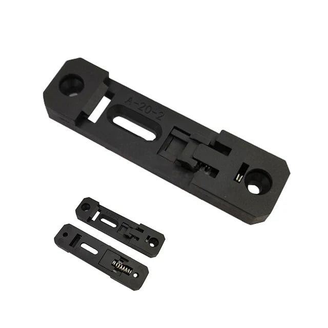 Spring-Loaded Clamp Type DIN Rail Mounting Clip76*20*8mm Universal DIN Rail Spring Clip