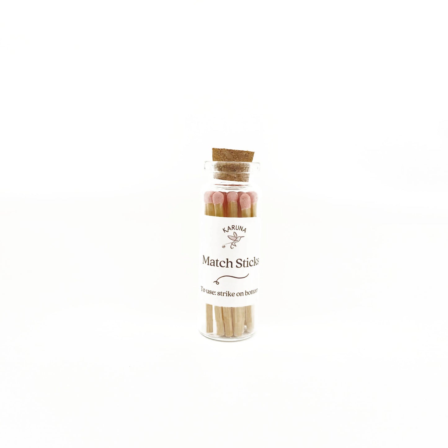 Pink 2 inch Safe In glass jar with logo custom for candle box stick for hotel colorful in bulk luxury matches