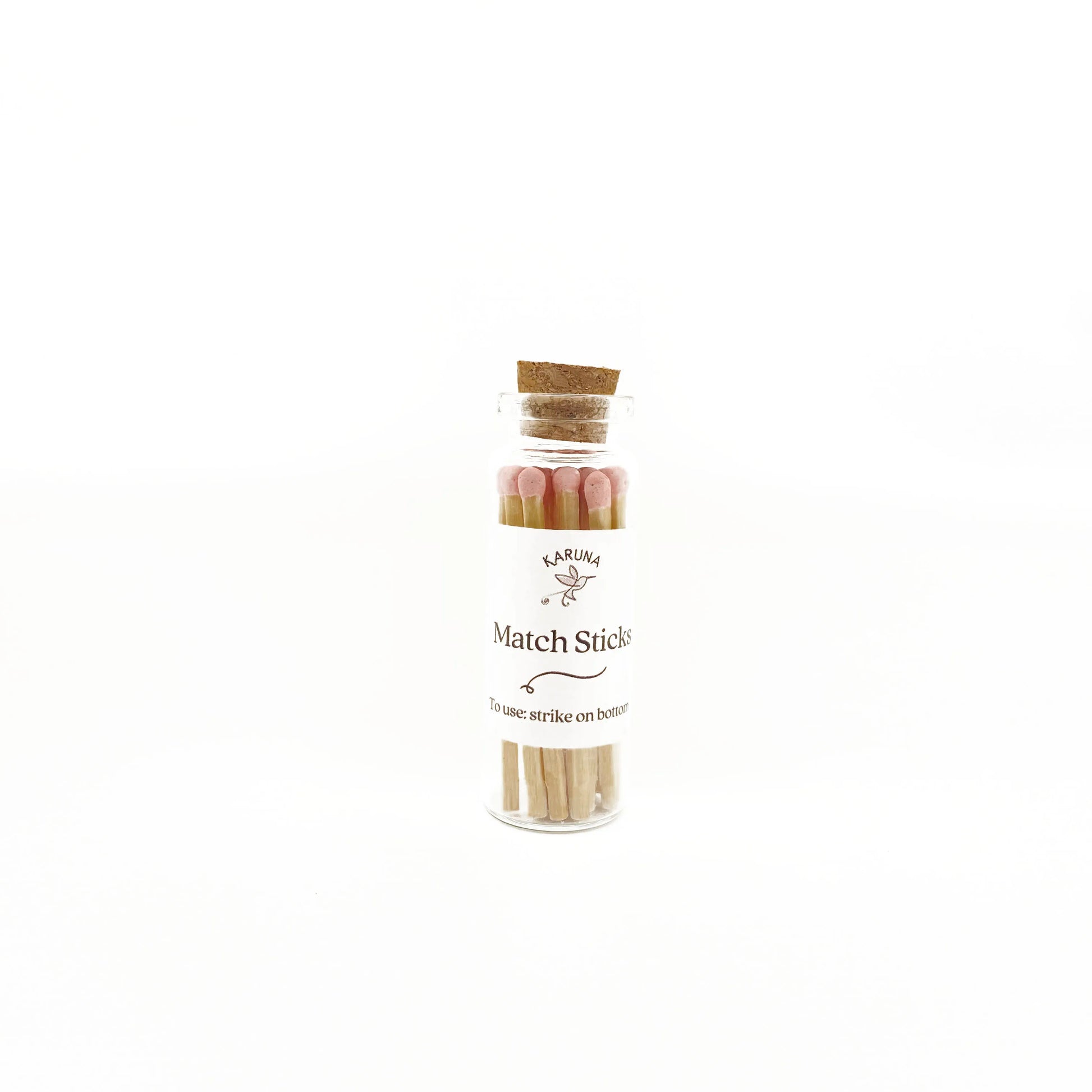 Pink 2 inch Safe In glass jar with logo custom for candle box stick for hotel colorful in bulk luxury matches