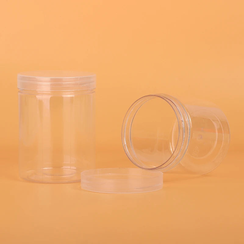 Wholesale 250ML 330ML Clear PET Plastic Jars Food & Cosmetic Container for Cookies for Food & Beauty Use