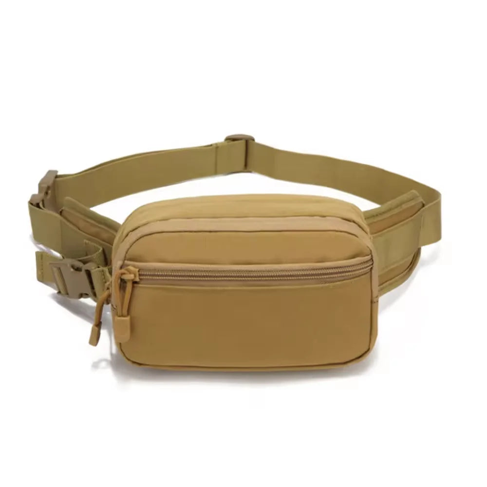 Tactical Waist Pack Concealed Carry Sling Bag with Gun Holster MOLLE Fanny Pack for Outdoor/EDC Quick-Draw Waterproof Pouch