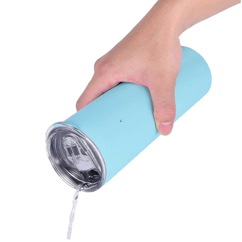 18/8 Stainless Steel 20oz Vacuum Insulated Sublimation Tumbler Hand Grip Eco-Friendly 12-24hrs Thermal Insulation Party