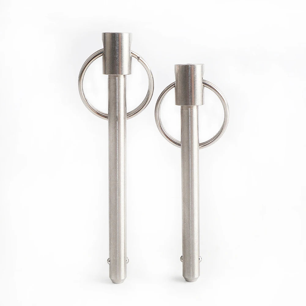 VEICH Brand VCN114 All Stainless Steel Solid Quick Release Safety Latch Pins Spring Ball Lock with Ring Dia 6mm Fasteners