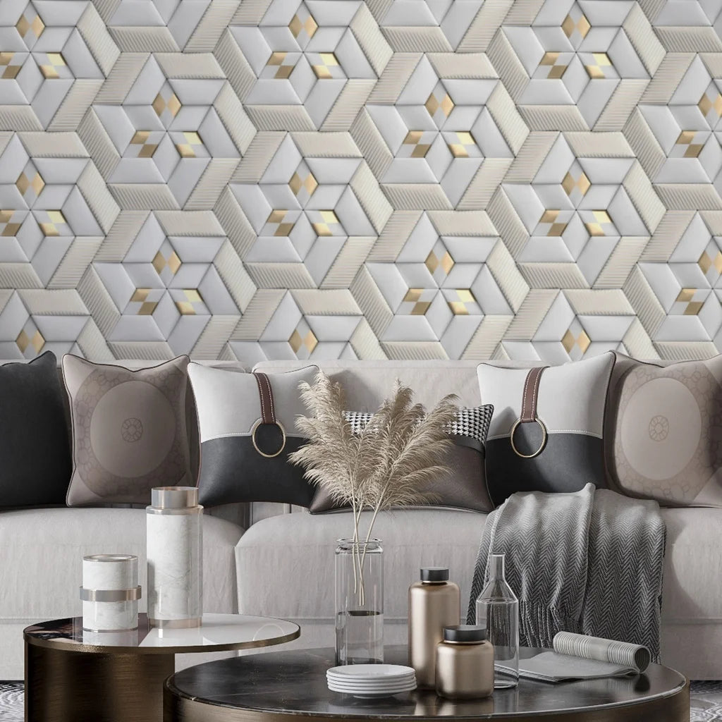 UDK Hot Selling Modern Waterproof 45cm*10m Marble/Wood/Floral/Cartoon/Solid PVC Wallpaper Stickers for Household Use