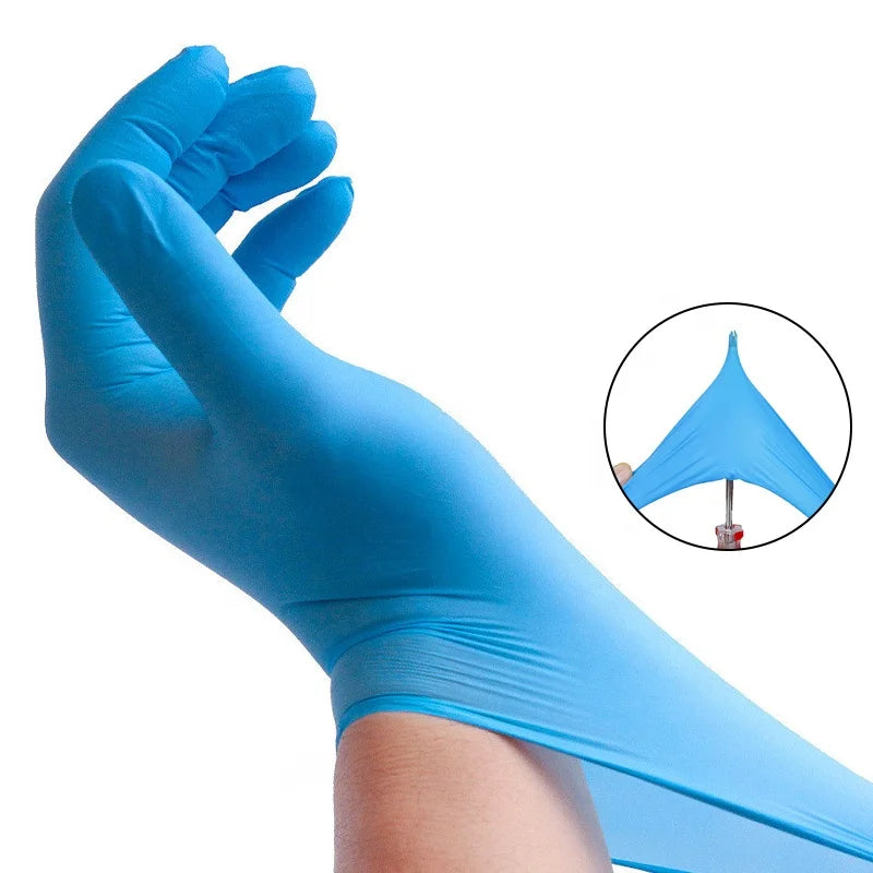 Wholesale Hot Sale Latex Disposable Gloves Exam Powder Free Custom Logo Package Printing Biodegradable Disposable Nitrile Glo