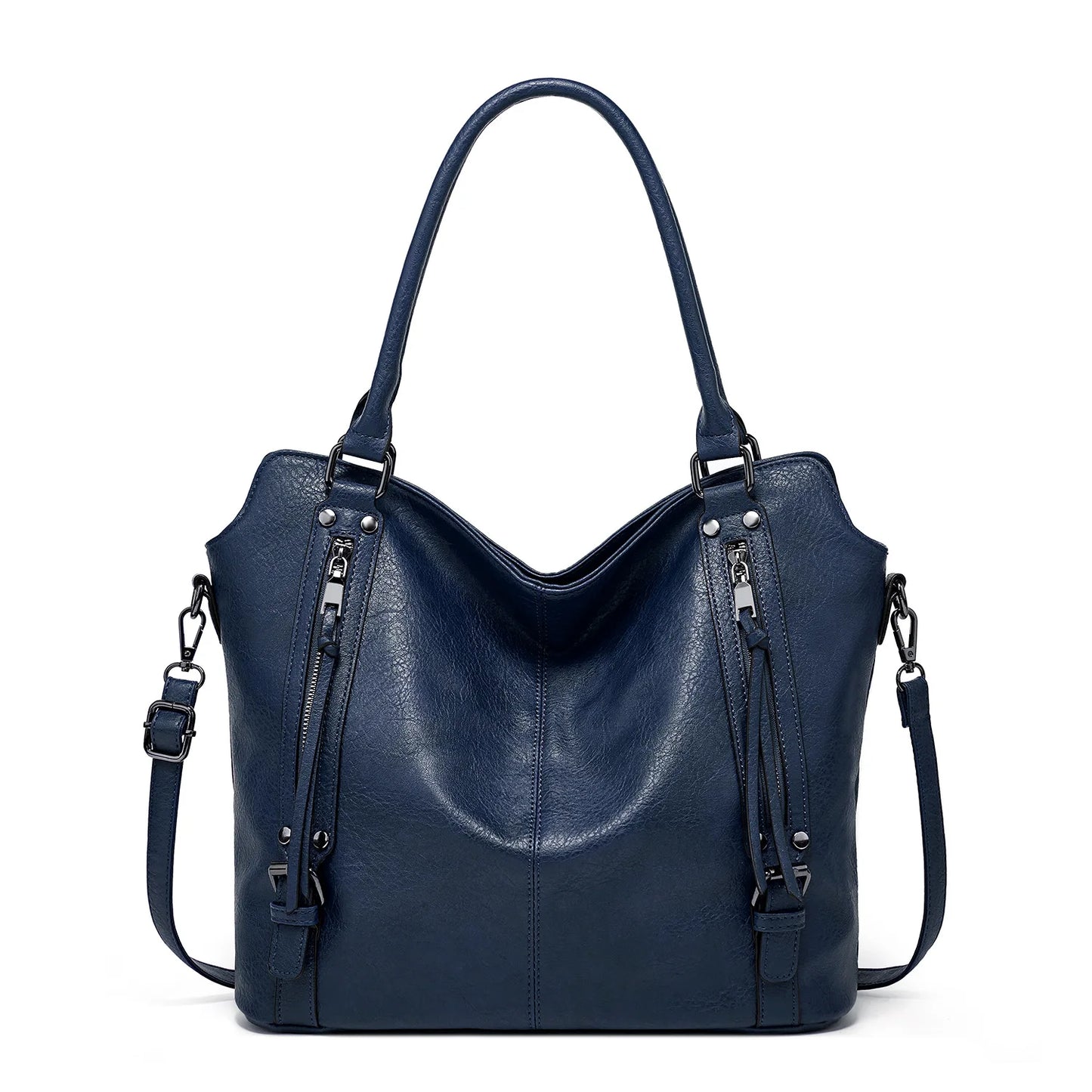 2024 Vintage Style Women's Designer Luxury PU Leather Tote Bags Ladies' Luxury Purses Handbags Chains 2pcs Set Two Summer