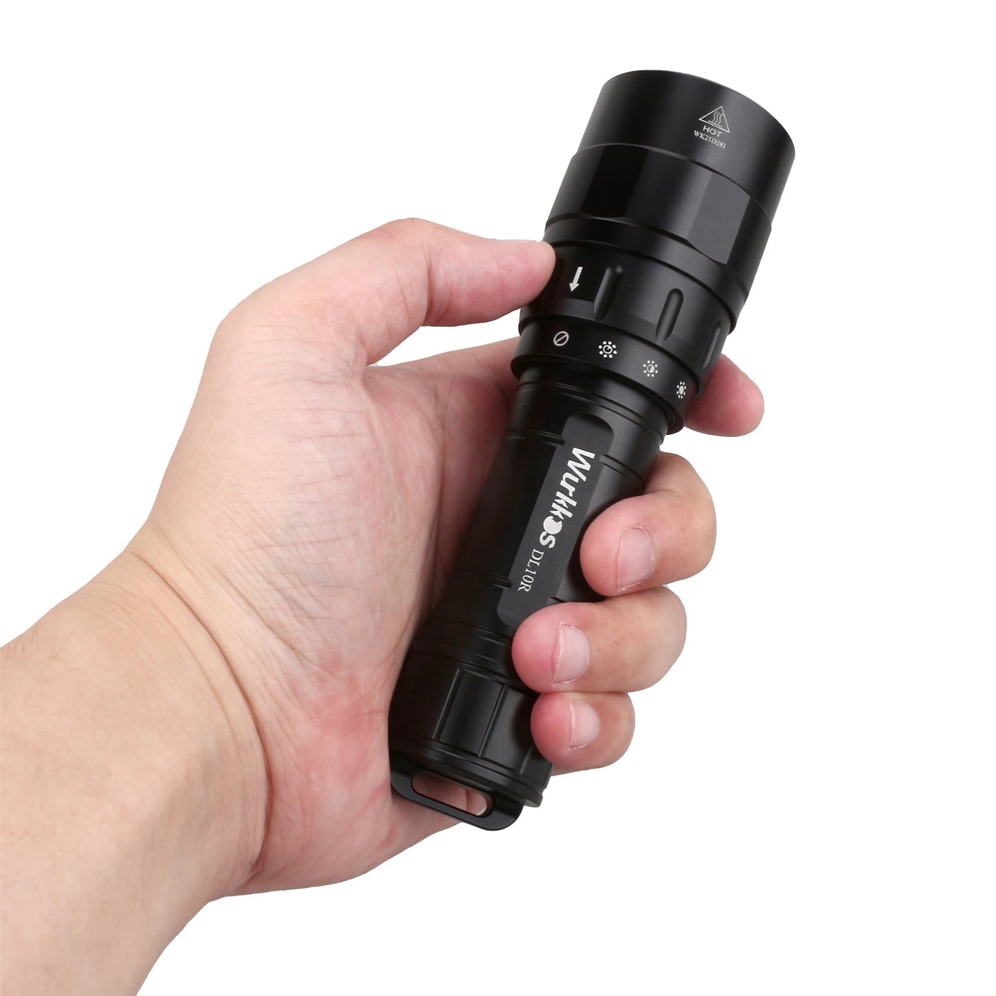 Super Bright 4500LM  XHP70.2 Lantern IPX8 Waterproof Magnetic Ring Orange Peel Reflector Diving Flashlight Torch