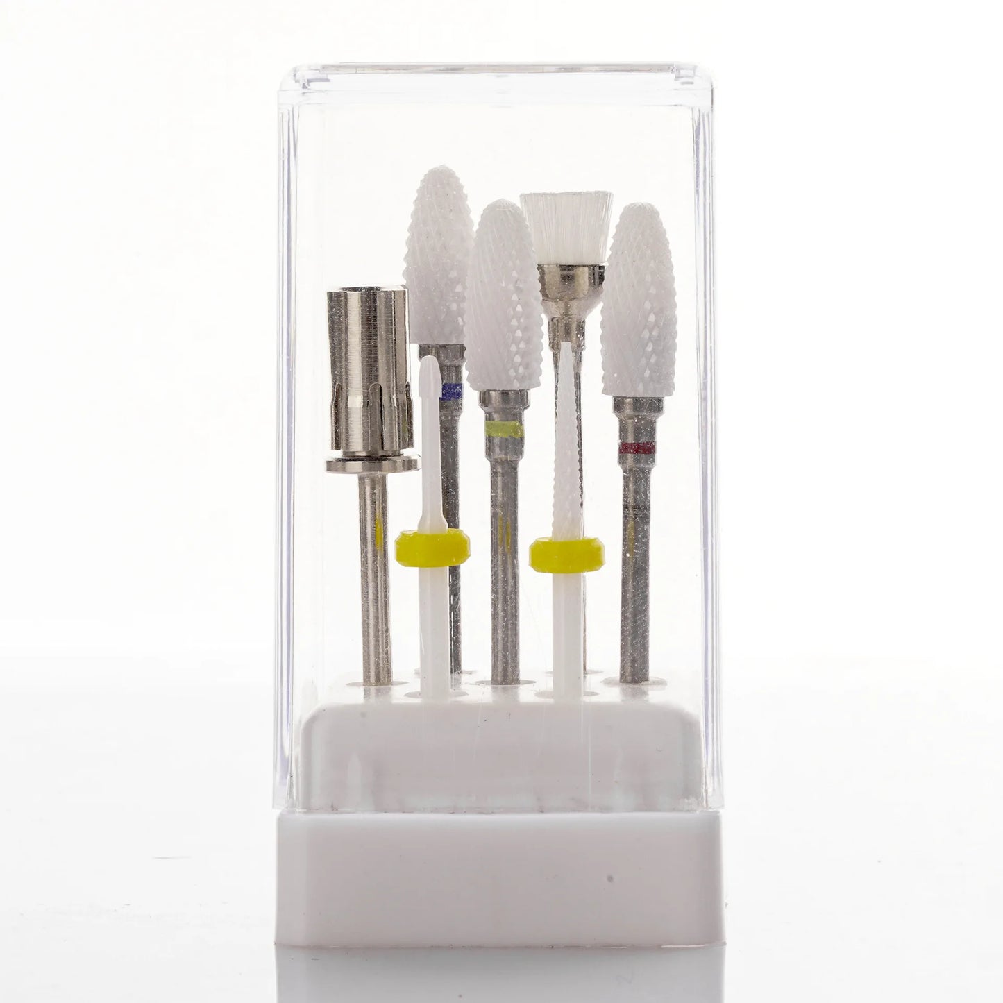 Professional Pedicure &Manicure Tools  Nail  Cuticle Remover 7pcs Ceramic Nail Drill Bits Sets for Nail Drills