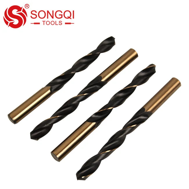 SONGQI HSS Metal Alloy Straight Shank Twist Drill Bits Apply to Electric Drill for Pistol