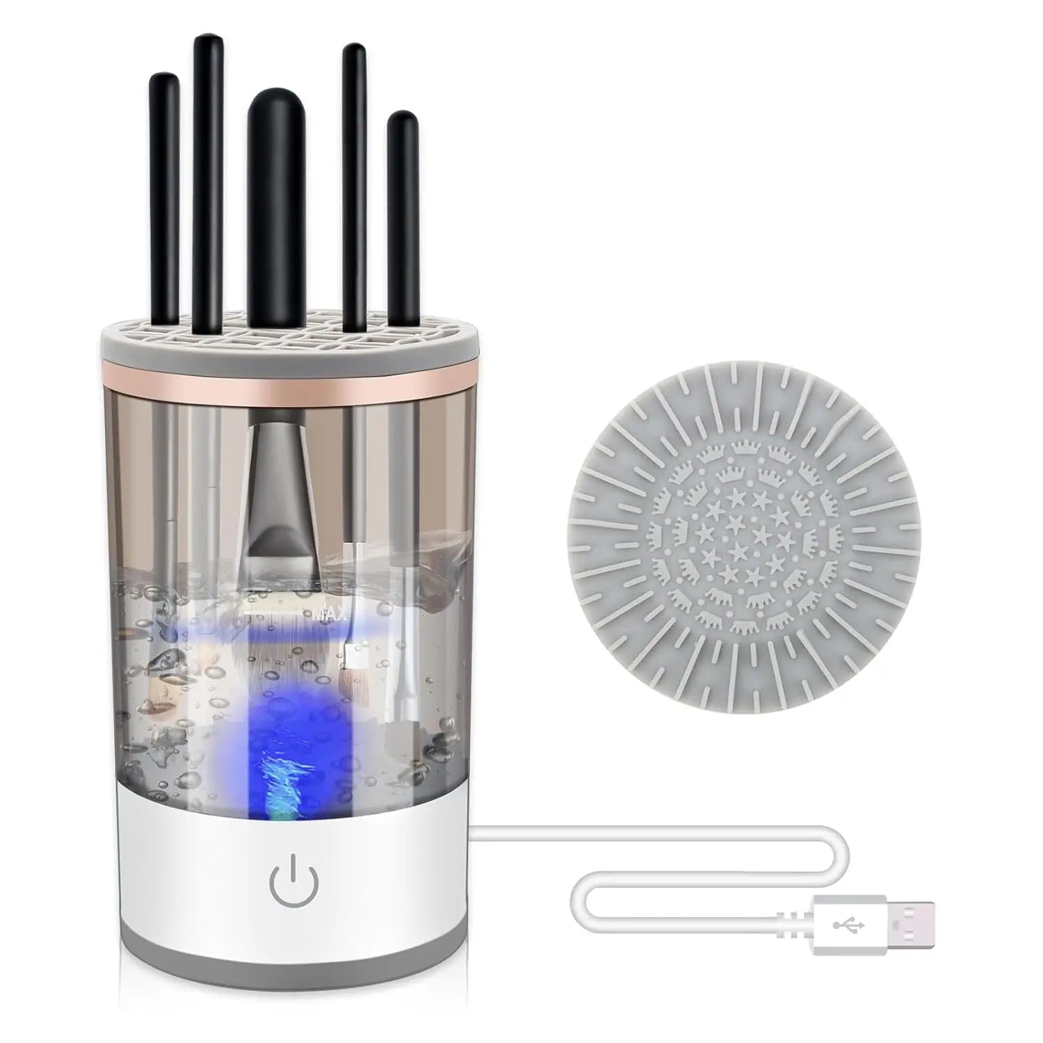 Electric Makeup Brush Cleaner Machine Plug-in Fast Cleaning Tool for Beauty Brushes