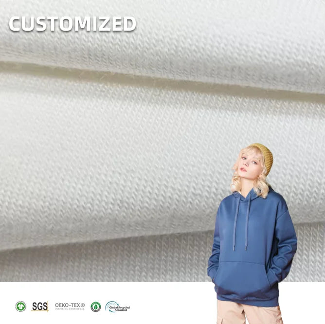 Oeko-Tex Certified Knitted Eco-friendly 220gsm 67% Bamboo 28% Organic Cotton 5% Spandex Stretch Jersey Fabric for Girls Boys