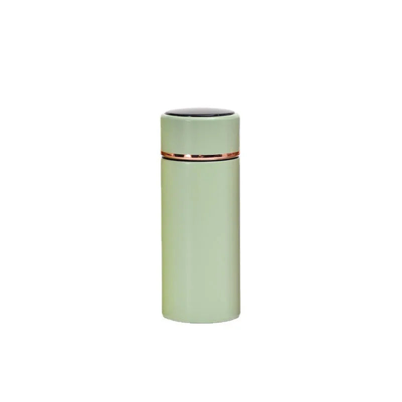 FX Factory Green Color 280ml LED Temperature Display Stainless Steel Vacuum Flask Thermos Mug Keep Warm Cold Eco-Friendly Tra